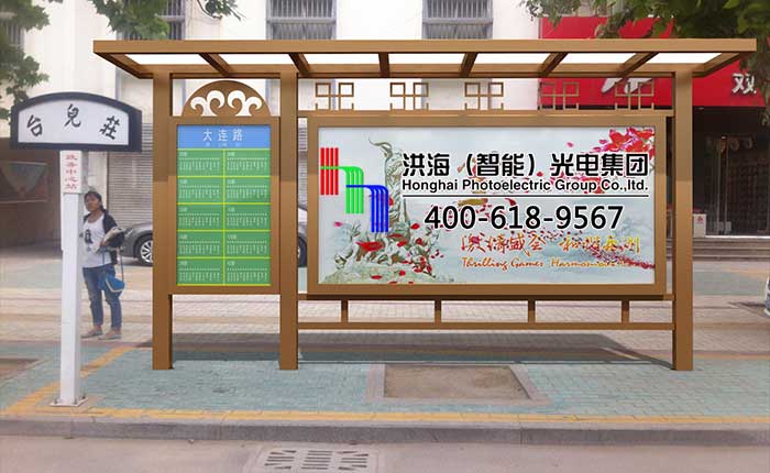 公交車(chē)候車(chē)亭燈箱究竟用鋼化玻璃還是有機(jī)玻璃？